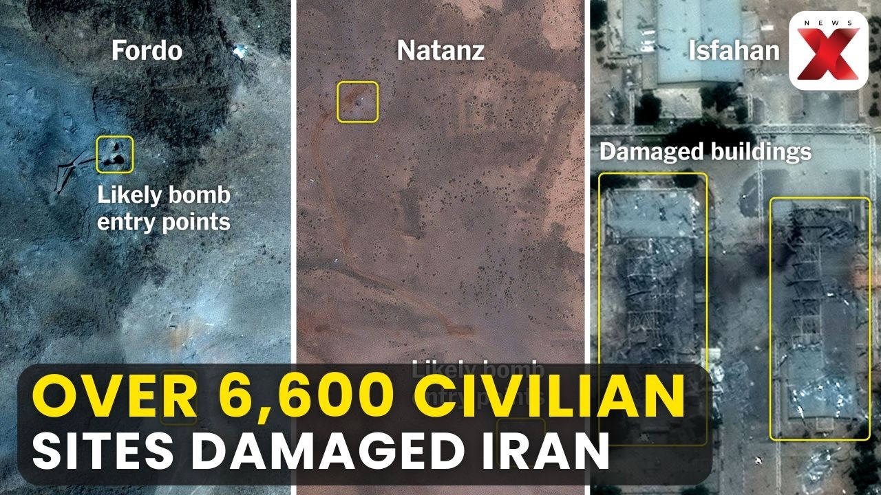 US-Israeli Strikes Hit 6,600+ Civilian Sites in Iran, Red Crescent Reports | NewsX