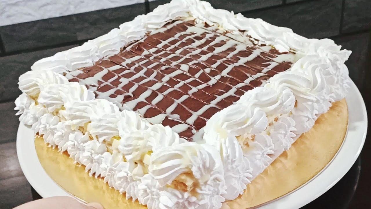 TORTA DI COMPLEANNO senza forno facile veloce e buonissima _ ricetta economica