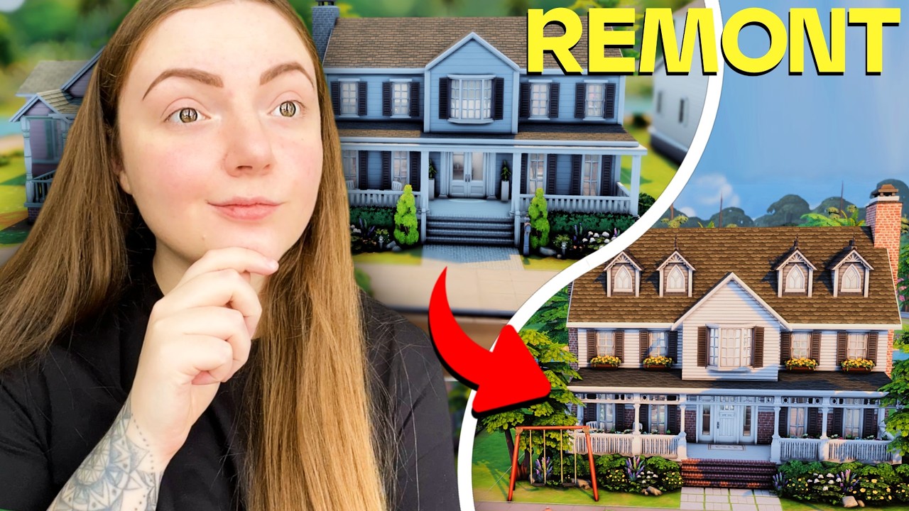Przerabiam dom Pancakes&oacute;w&hellip; TOTALNA METAMORFOZA ✨ | The Sims 4