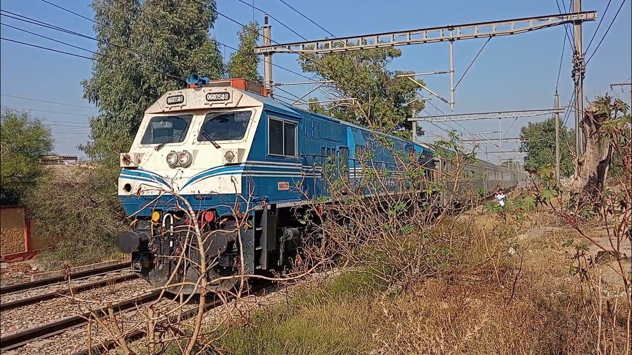 Compilation of passengers trains and freight crossings.