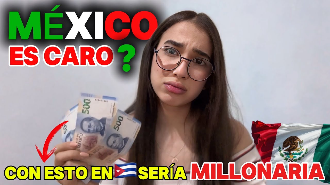 😱¿Cuánto DINERO💸 GASTO al MES VIVIENDO en MÉXICO🇲🇽? Mi REALIDAD como CUBANA🇨🇺