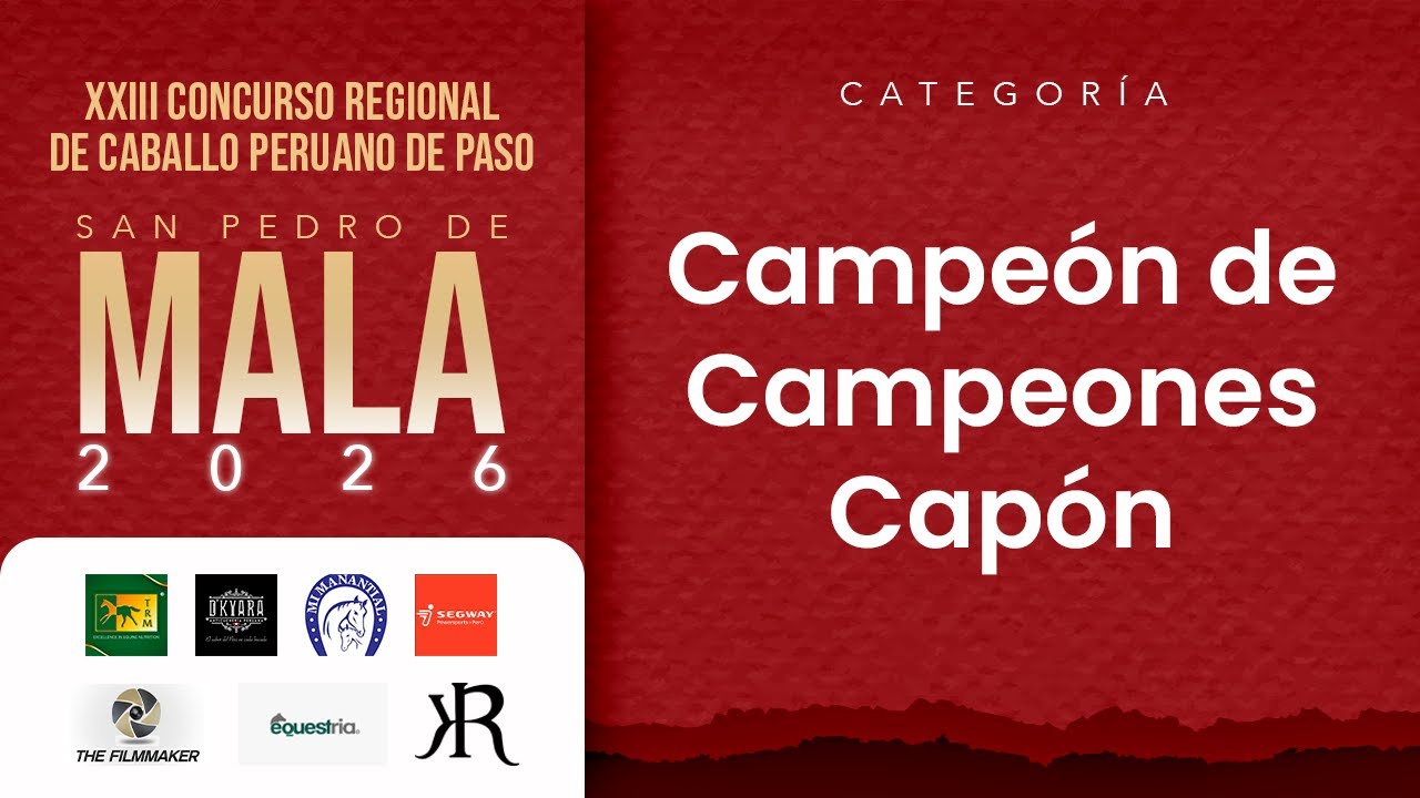 Campeón de Campeones Capón del XXIII Concurso Regional Mala 2026