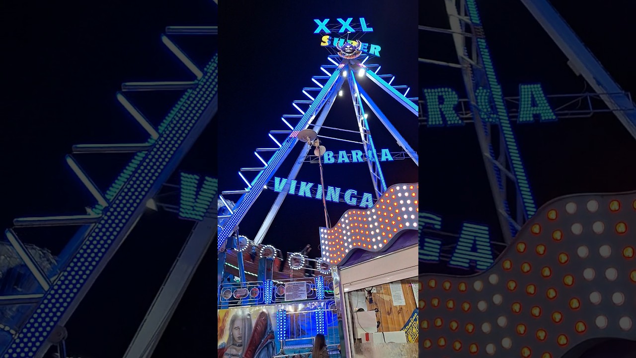 Super Barca Vikinga XXL - Feria De Navidad De Alicante #barcavikinga #navidad #alicante #atraccion