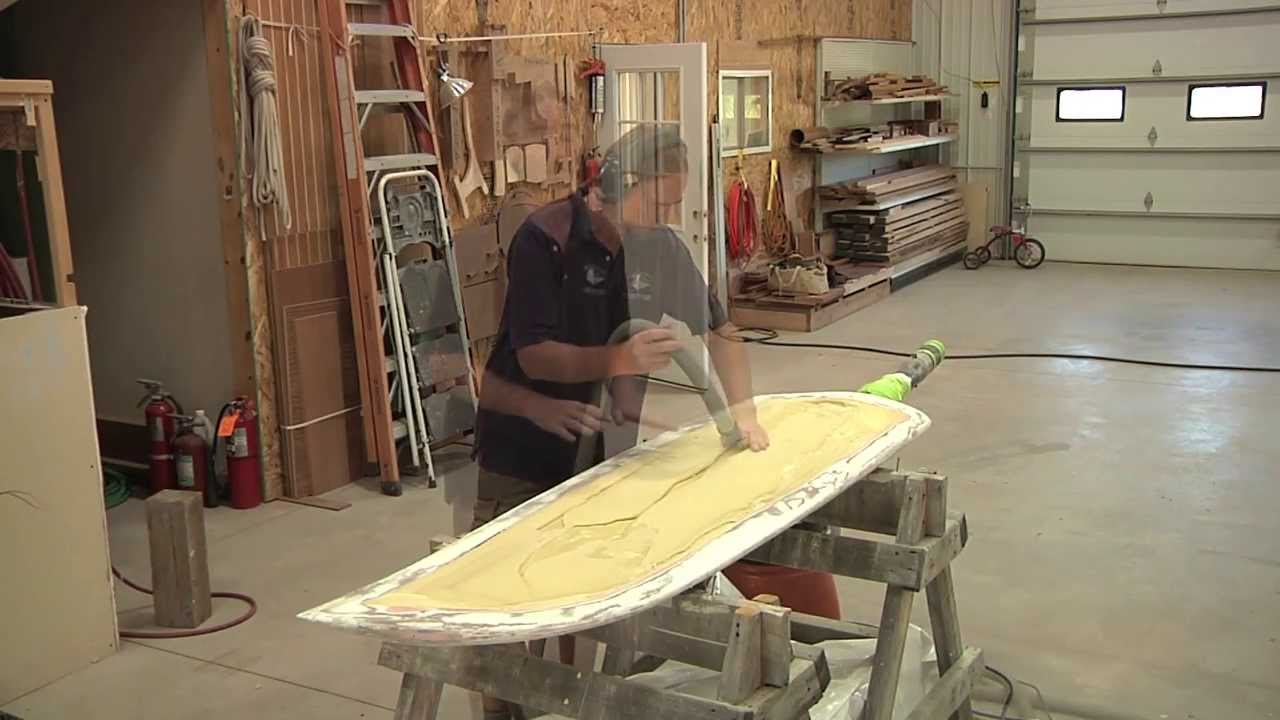 Rebuilding A Foam Cored Rudder Part 3