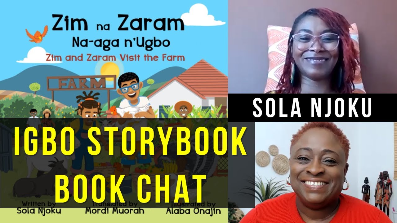 New Igbo Storybook for Children  : Book Chat with Author Sola Njoku | Learn Igbo with Storybooks