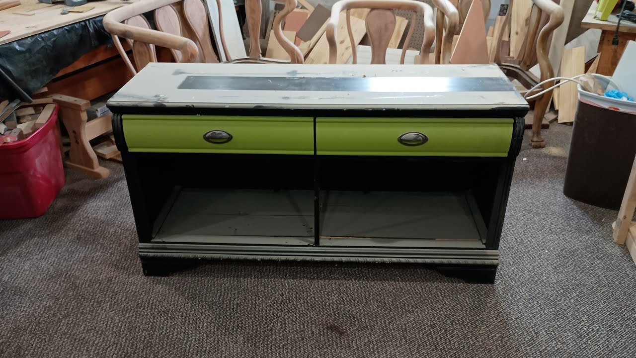 Dresser Into TV Stand
