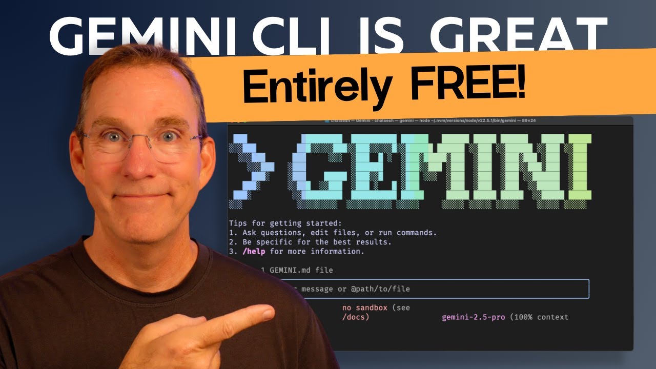 Gemini CLI БЕСПЛАТЕН — и он потрясающе хорош