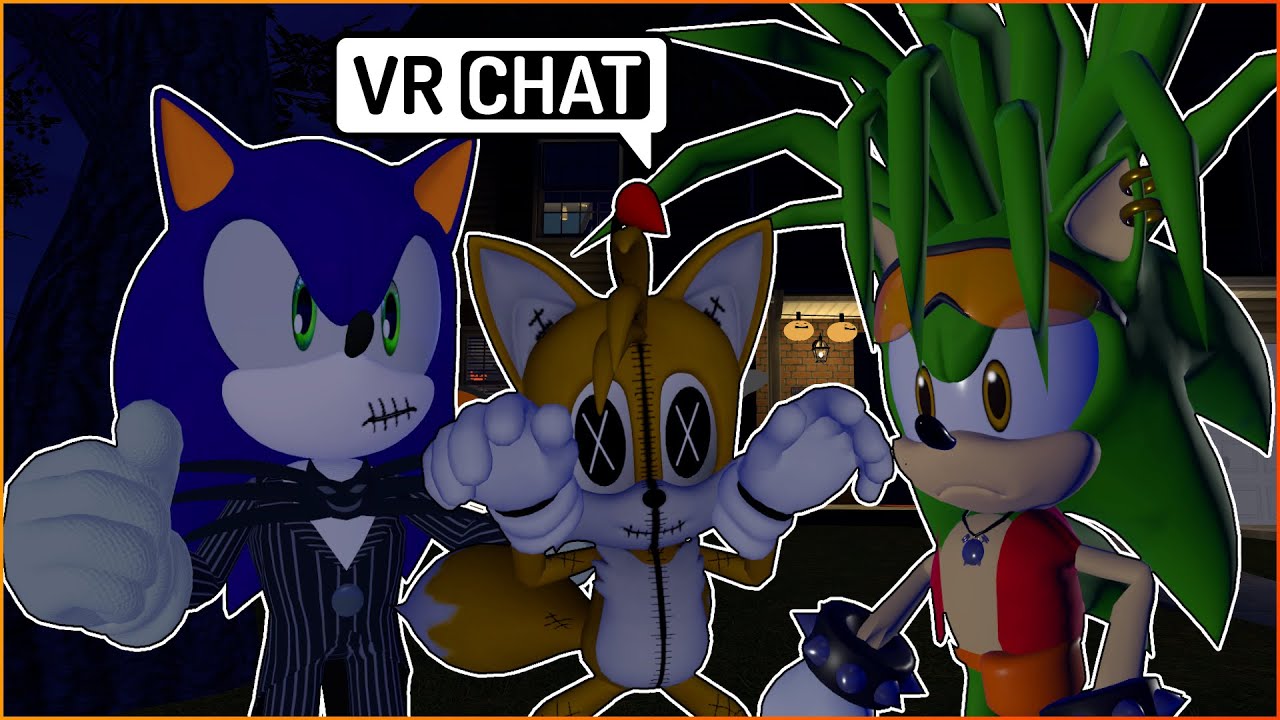 Проклятие кукол Tails Sonic и Manic Night Out at Home в VR Chat