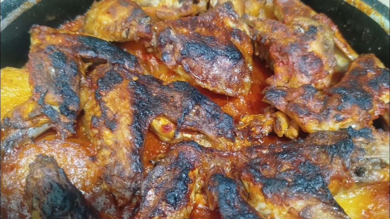 يارتنى ماعملتها🤦🏻‍♀️بيطلبوها مني كل يوم 🎃اجنحه الدجاج بالبطاطس جباره🔥هيوديكى فى حتة تانيه😋