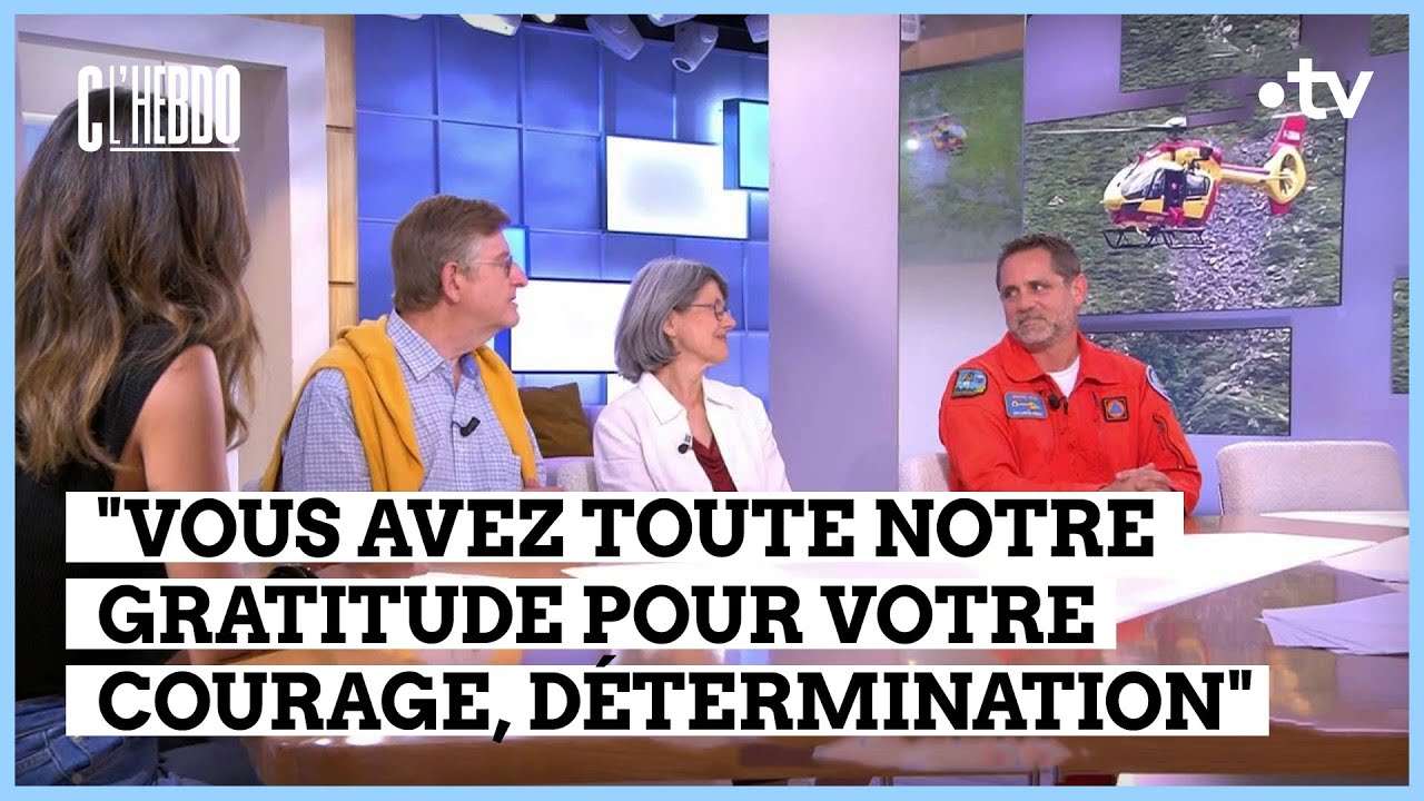 Isère : le couple sauvé retrouve leur héros - C l’hebdo - 29/06/2024