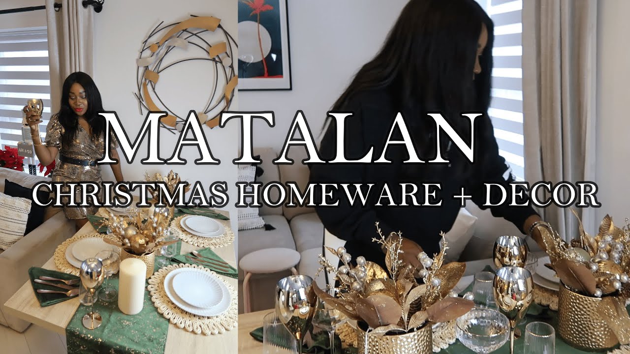 BLACK FRIDAY MATALAN HAUL | GETTING CHRISTMAS READY WITH MATALAN  + CHRISTMAS HOSTING ESSENTIALS
