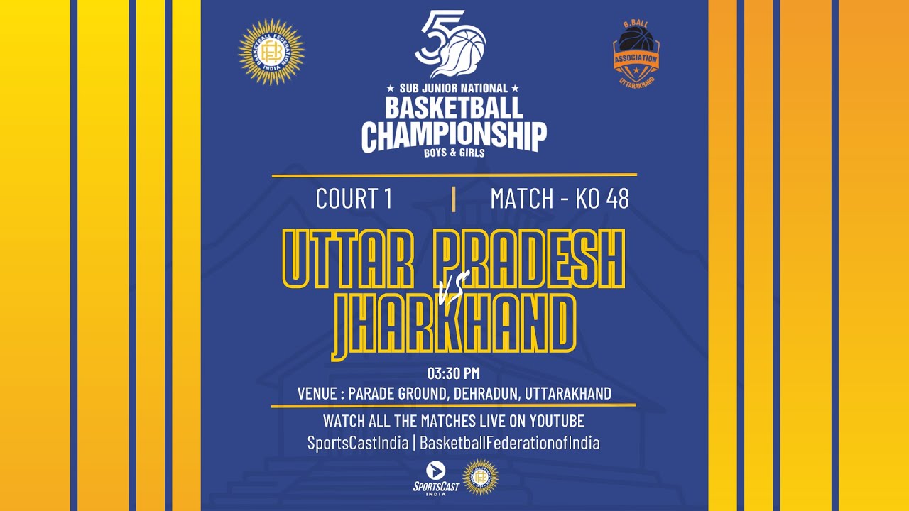 FINAL | UTTAR PRADESH VS JHARKHAND | BOYS | 50TH SUB JUNIOR NATIONAL BASKETBALL CHAMPIONSHIP 2025