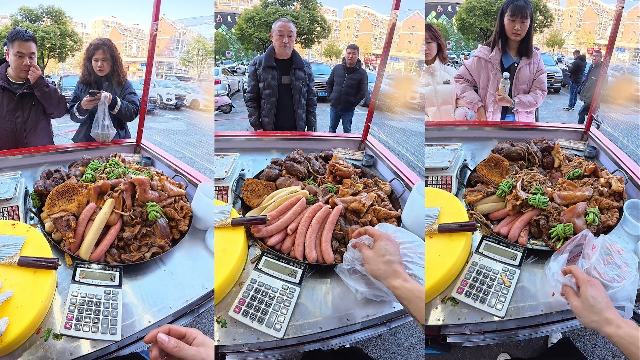 一起来体验沉浸式卖大锅卤菜的日常快乐Vlog #卤肉熟食 #vlog日常 #我的摆摊日记 #美食推荐 #美食 #第一视角 #沉浸式 #美食推荐官