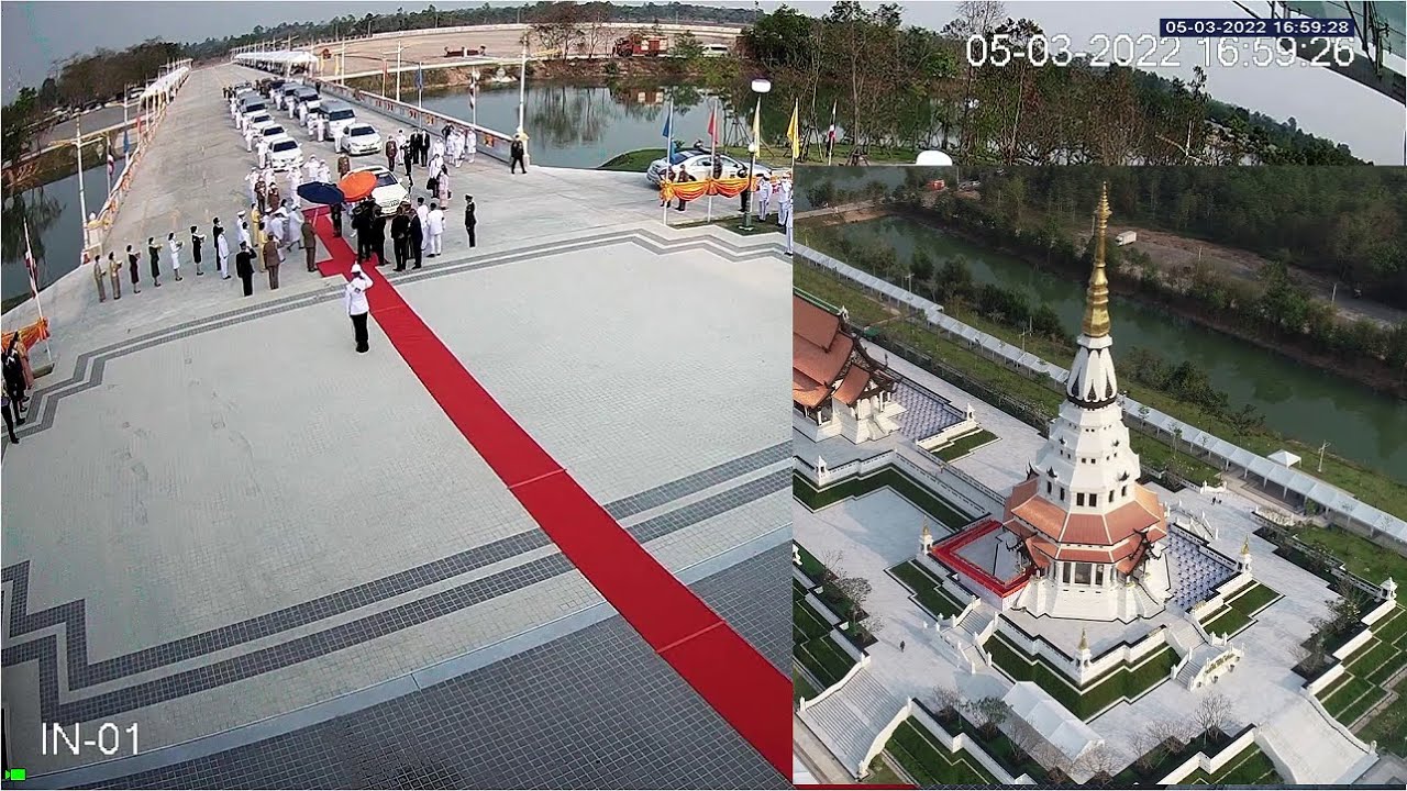 พิธีสมโภชพิพิธภัณฑ์ธรรมเจดีย์ฯ หลวงตามหาบัว 5-03-2565 (เย็น)