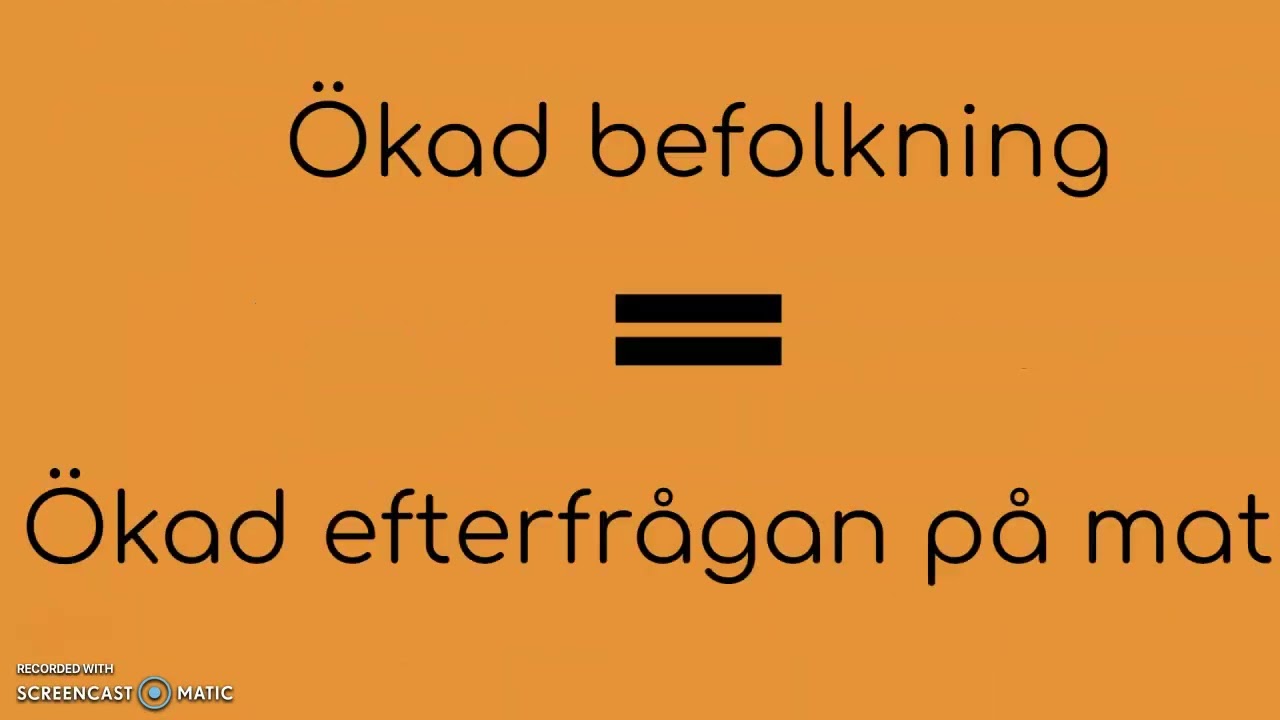 Malthus och Boserup