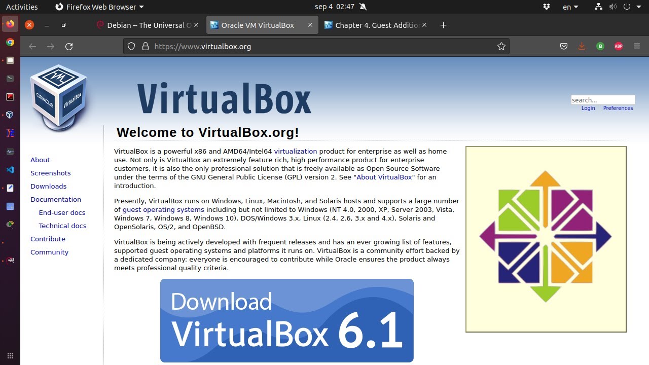 Instalación de VirtualBox Guest Additions en CentOS Stream 9