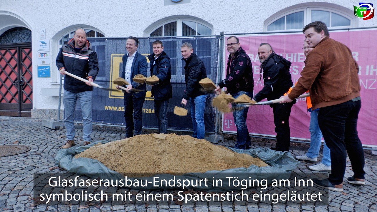 Glasfaserausbau-Endspurt in Töging am Inn