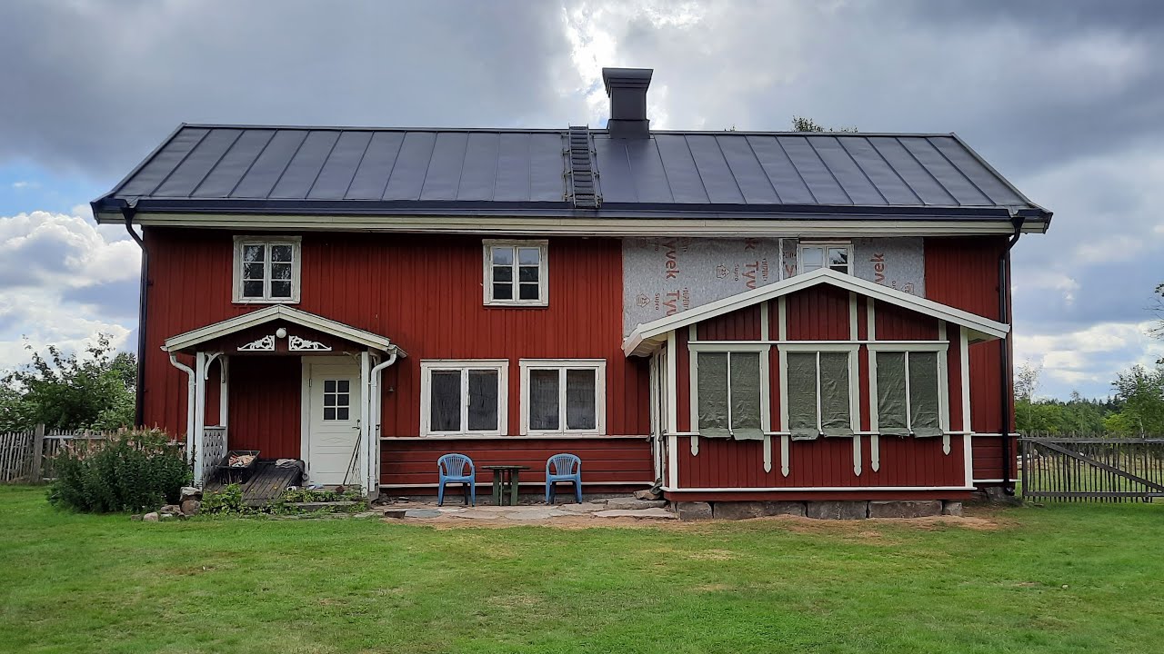 Anbau an einem Schwedenhaus