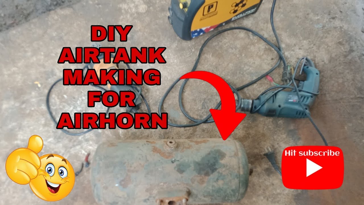 air horn tank making#bajaj re airhorn