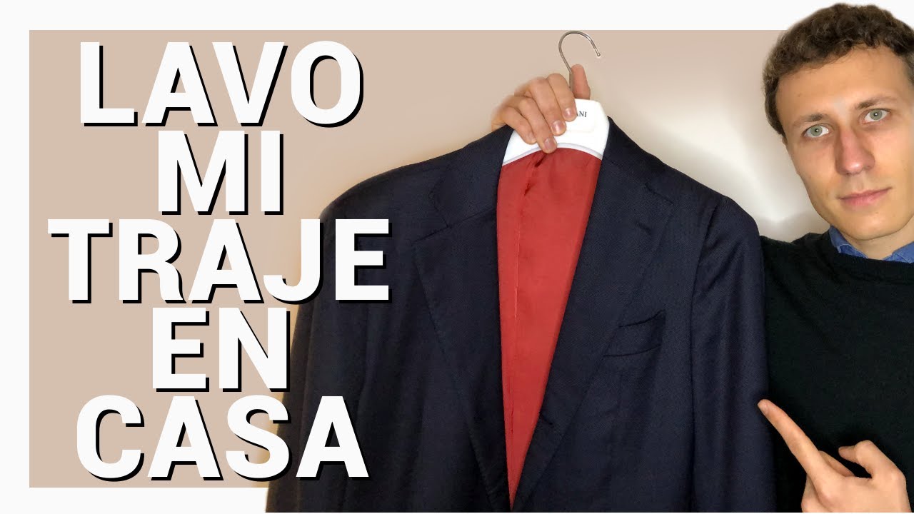 ¿Se puede lavar un traje en la lavadora? Hago la prueba