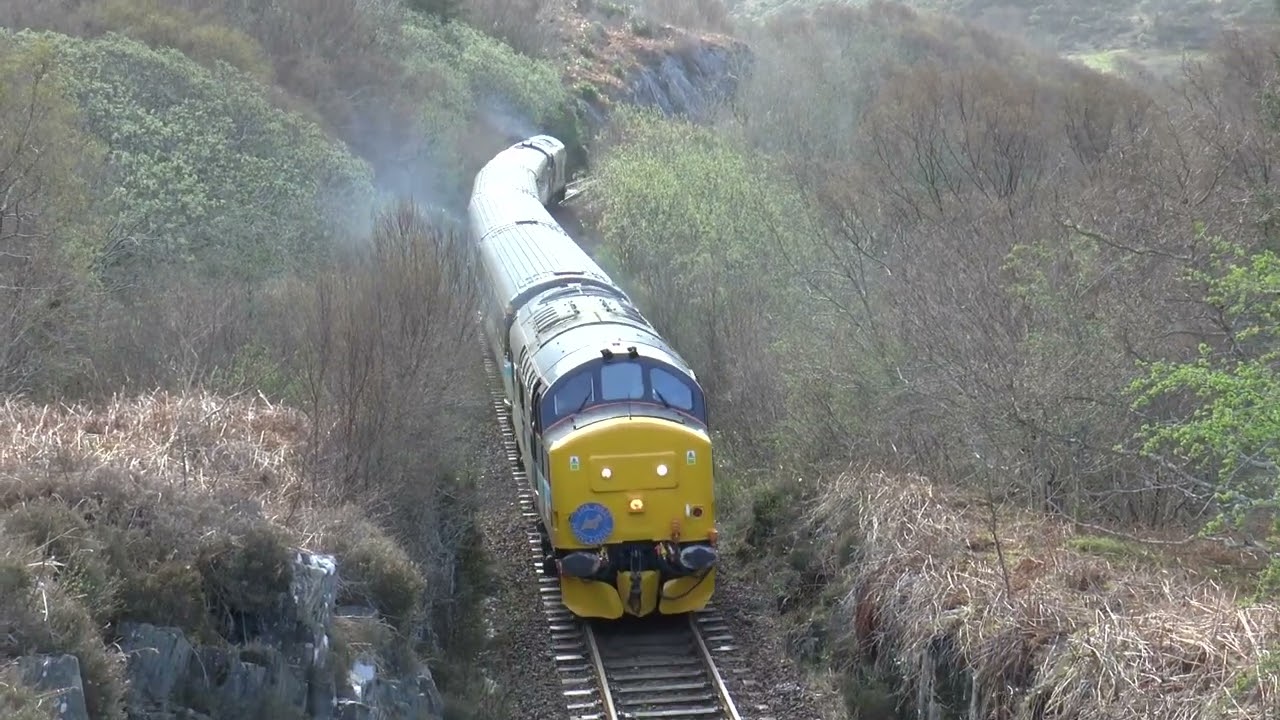 37409/667/676/685 on the Fort William to Mallaig route 8th /9th April 2024 .