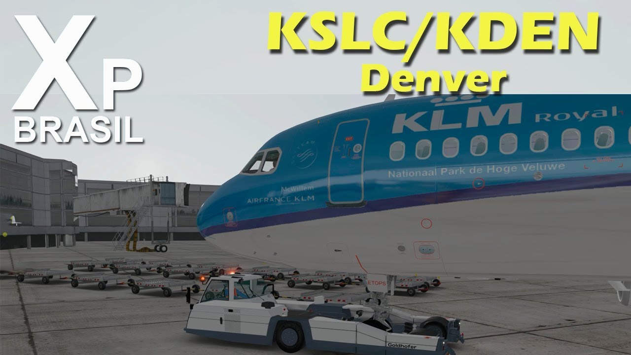 X Plane 11 - KSLC/KDEN - Salt lake City to Denver