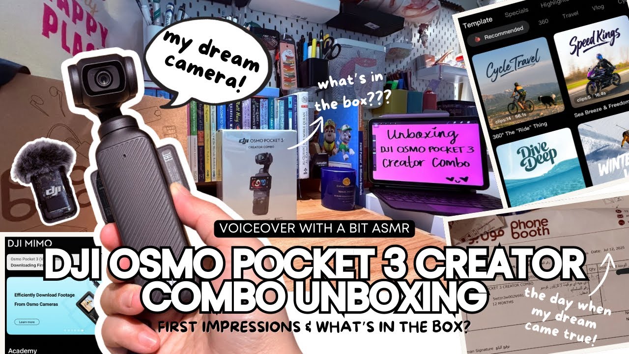 UNBOXING THE DJI OSMO POCKET 3 CREATOR COMBO | I Bought It Again… But This Time, It’s For Me!🎁🥳🥰❤️