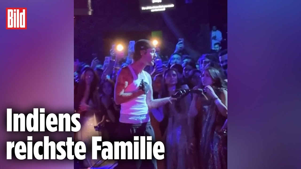 Indien: Justin Bieber fliegt für Verlobungs-Party von Mukesh Ambani ein