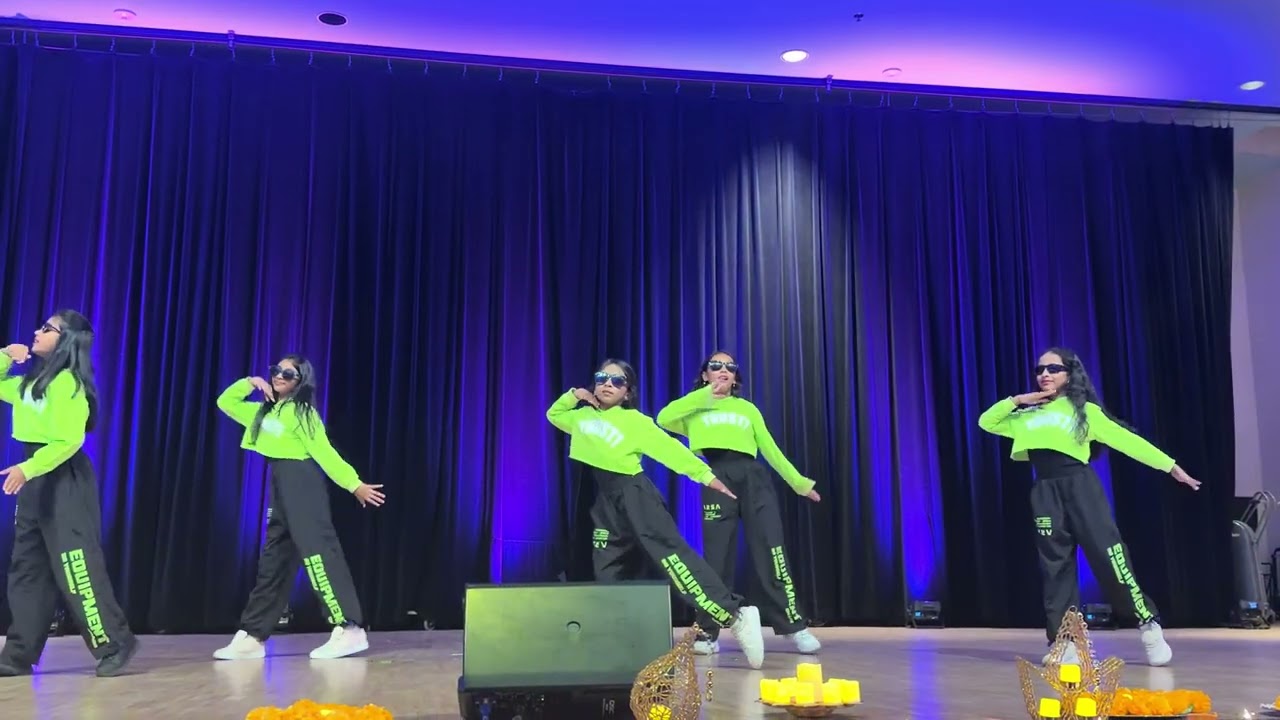 Shanvi and group Bollywood dance performance @Eastvale Diwali Event 2025