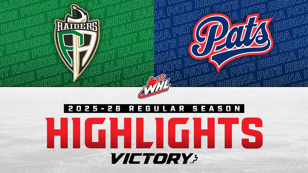 Prince Albert Raiders kontra Regina Pats 14.03 | Najważniejsze momenty WHL 2025-26