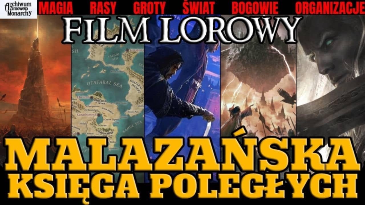 MALAZAŃSKA KSIĘGA POLEGŁYCH - LORE (świat, rasy, magia, bogowie, groty, organizacje, religia)