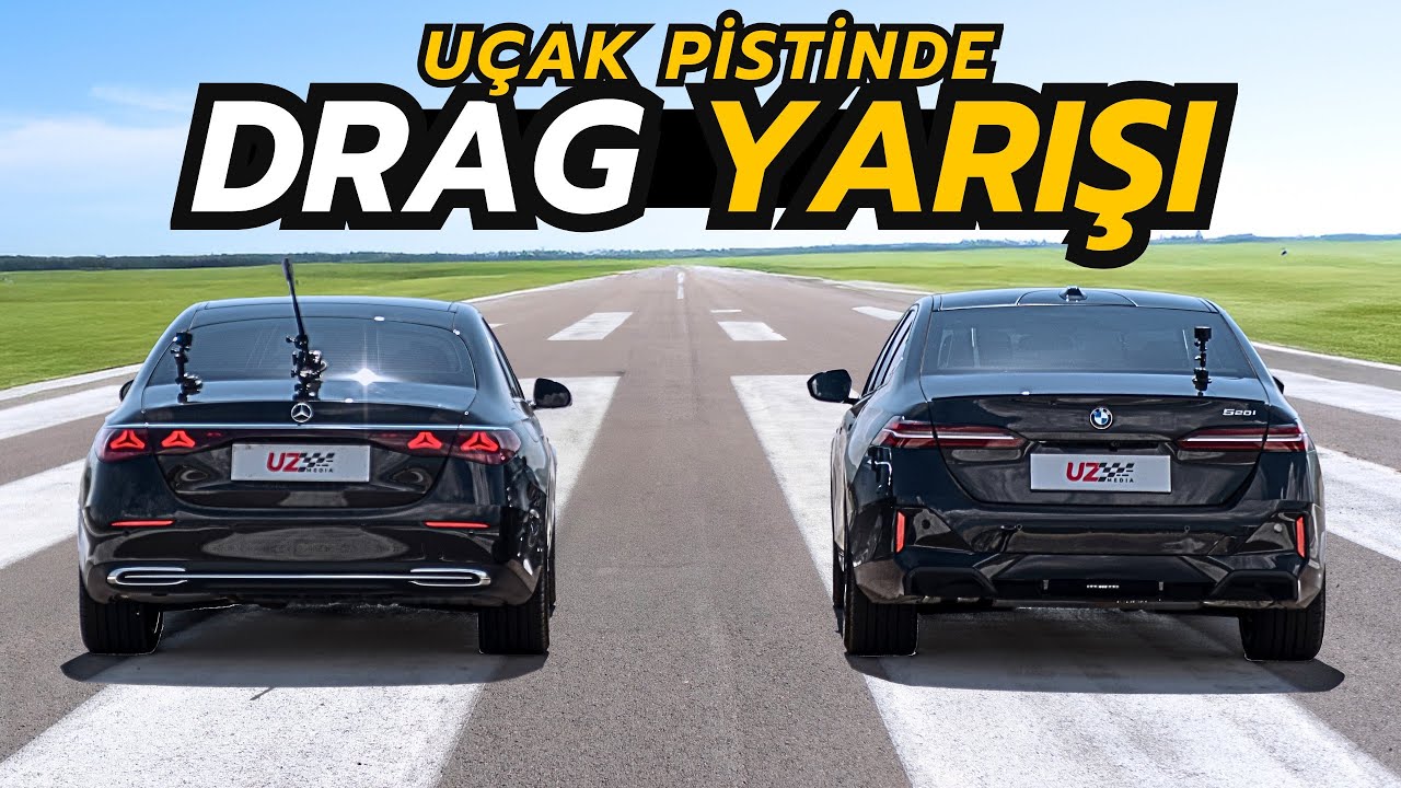MERCEDES mi BMW mi? DRAG YARIŞI: 520i G60 vs E180 W214 | Ezeli Rekabet