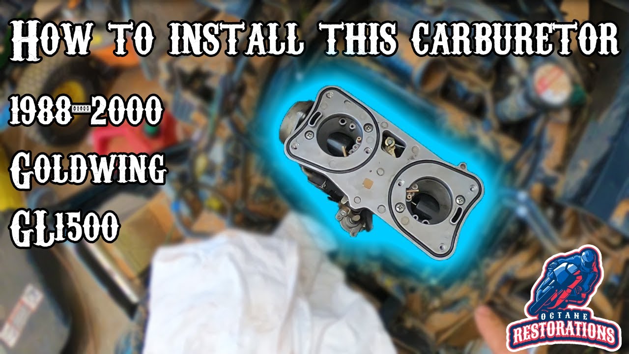 How To Install The Carburetor On A 1988-2000 Honda Goldwing GL1500