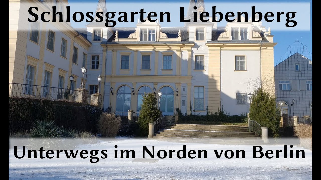 Schloss Liebenwalde - Schlossgarten und Umgebung - Wanderung im Winter - Sebastian Unterwegs