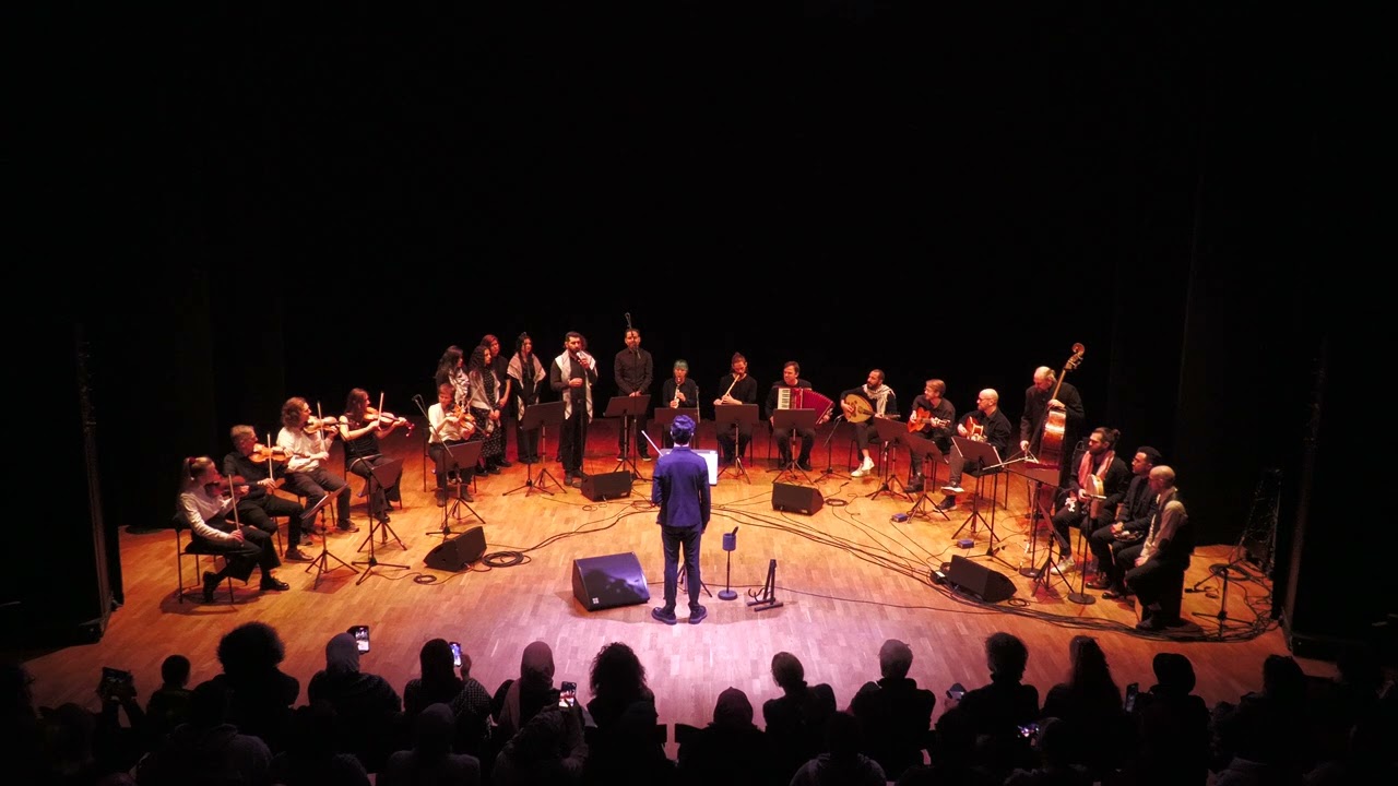 Islam Jaran & Nordic Arabic Orchestra - improvisation maqam hijaz /مقام حجاز Bakri Hemmami