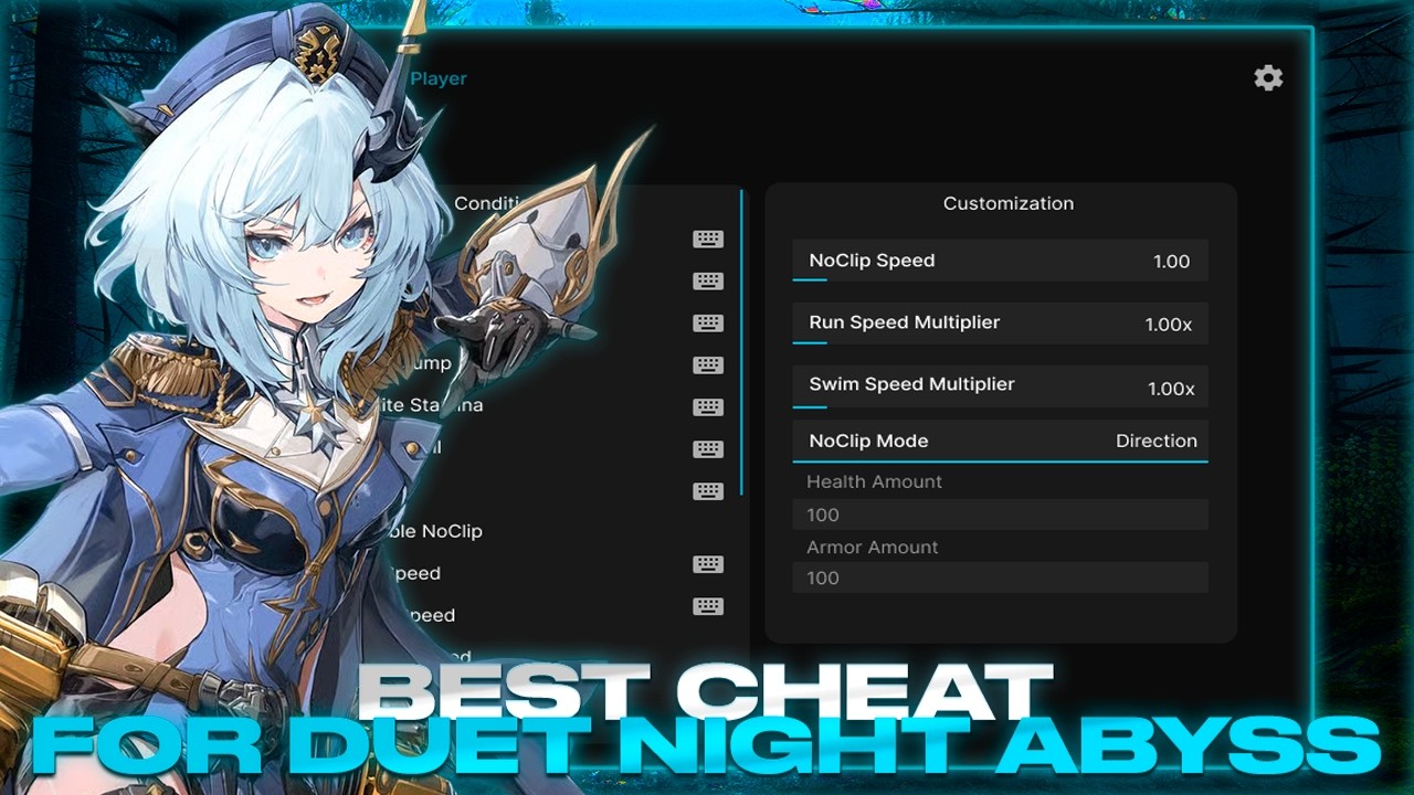 ^^THE Best^^ Cheat Menu - Duet Night Abyss | Greated Cheat For Duet Night | Many Functions | FREE