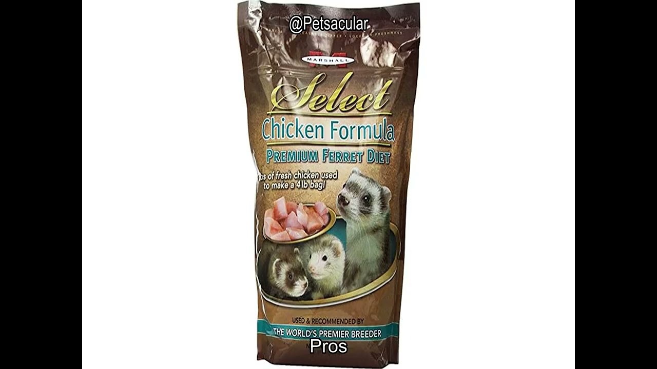 Обзор корма Marshall Select Chicken Ferret Diet – стоит ли его покупать для улучшения пищеварения...