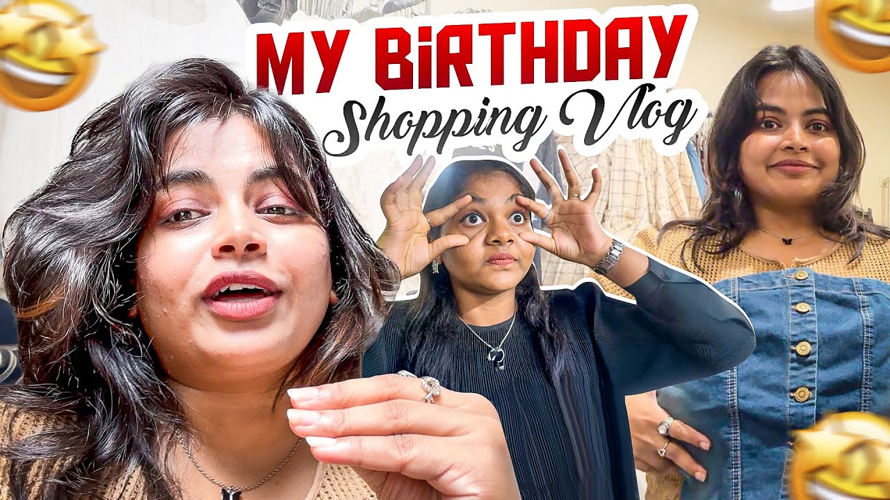 Birthday Shopping Vlog 🎁 | என்ன நினச்சனோ அதுக்கே மேலயே வாங்கிட்டேன் 😄 | Keerthi Shrathah
