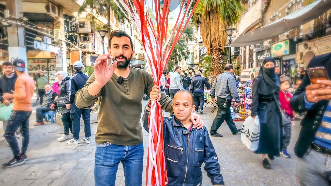 نزلنا نشتري تياب العيد لأبو عبدو - تحضيرات العيد في سورية ❤️🥰