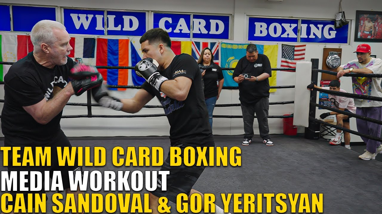 Team Wild Card Boxing Media Workout - Cain Sandoval & Gor Yeritsyan