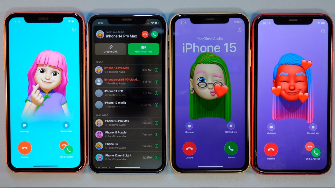 iphone 11 iphone xr iphone xr iphone 11 incoming call facetime outgoing call