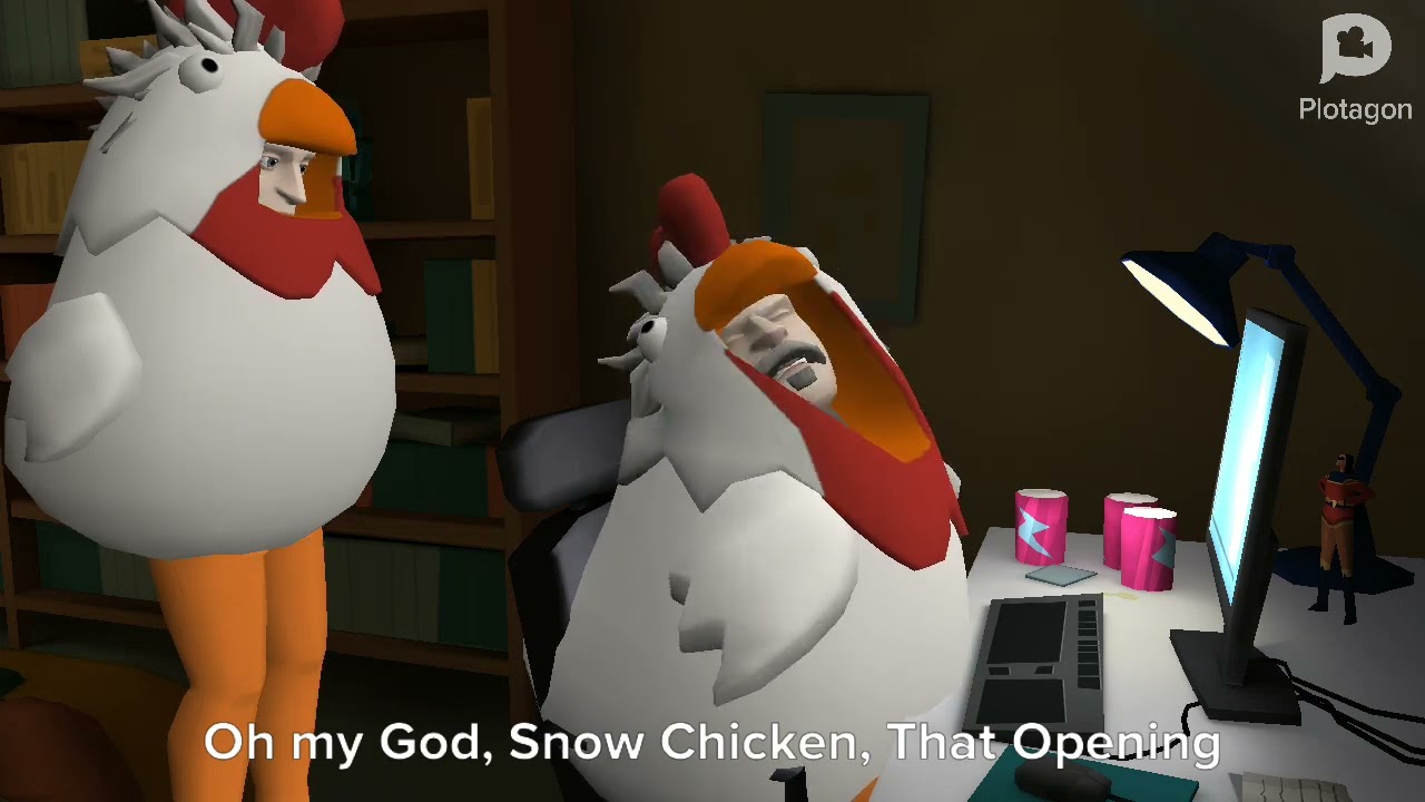 Snow Chicken Makes a Fake VHS Opening to The Emoji Movie/Grounded 