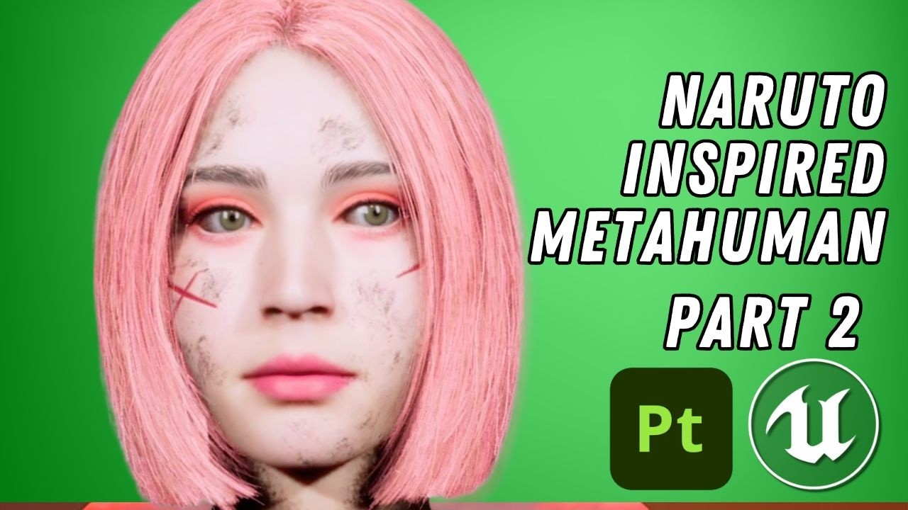 Creating a Naruto Anime Inspired MetaHuman Series | Part 2 | Texture with Substance Painter