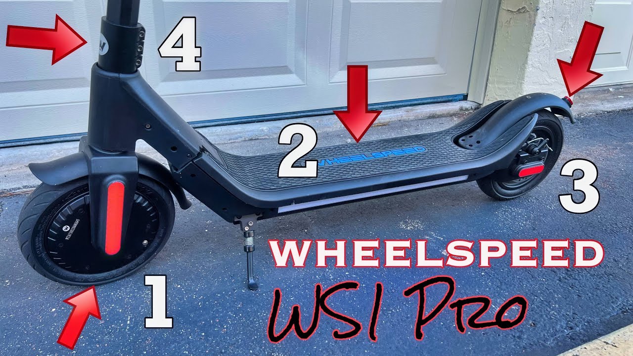 WheelSpeed WS1 Pro - Electric Scooter - 400W - Great Speed & Battery Range!