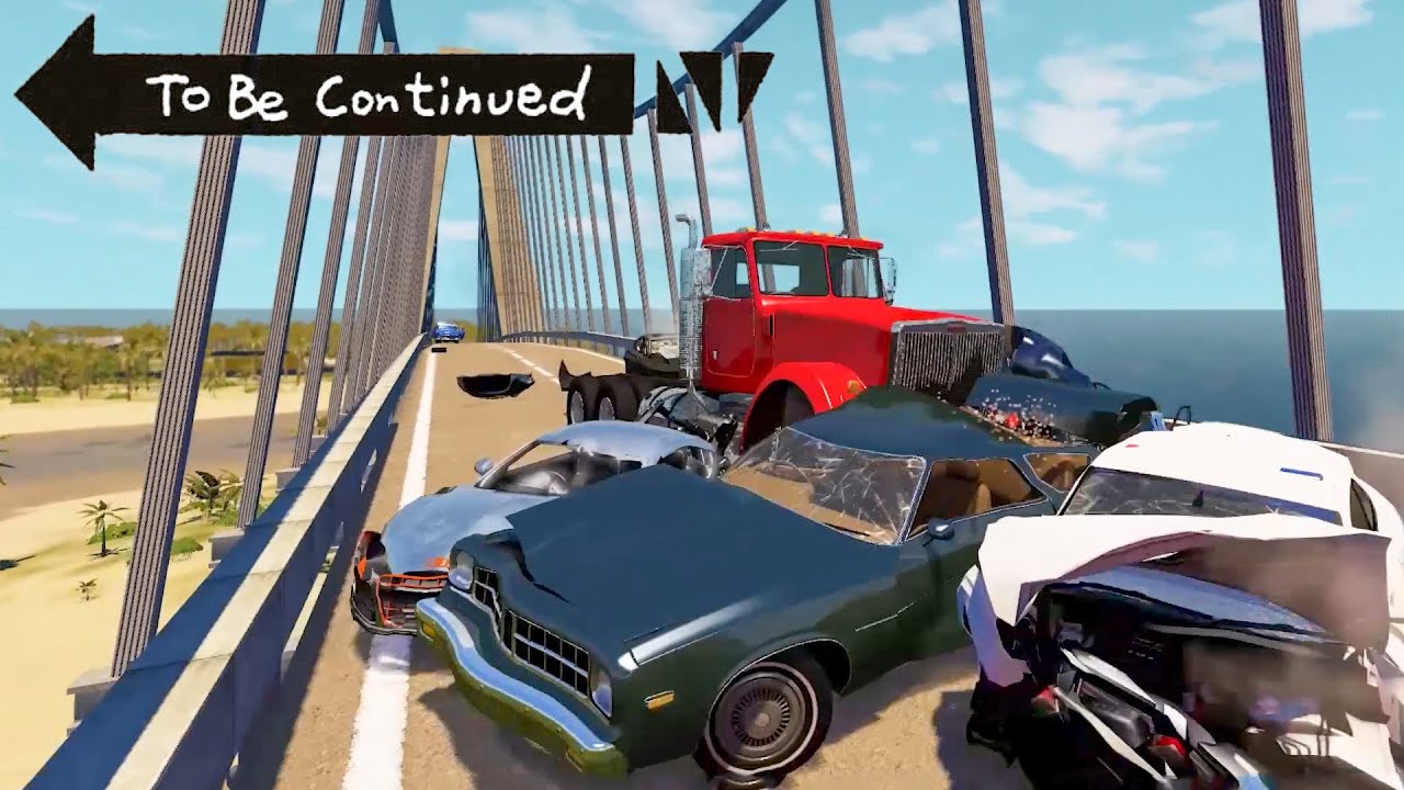 Traffic Crashes TO BE CONTINUED #3 BeamNG Drive MEMES