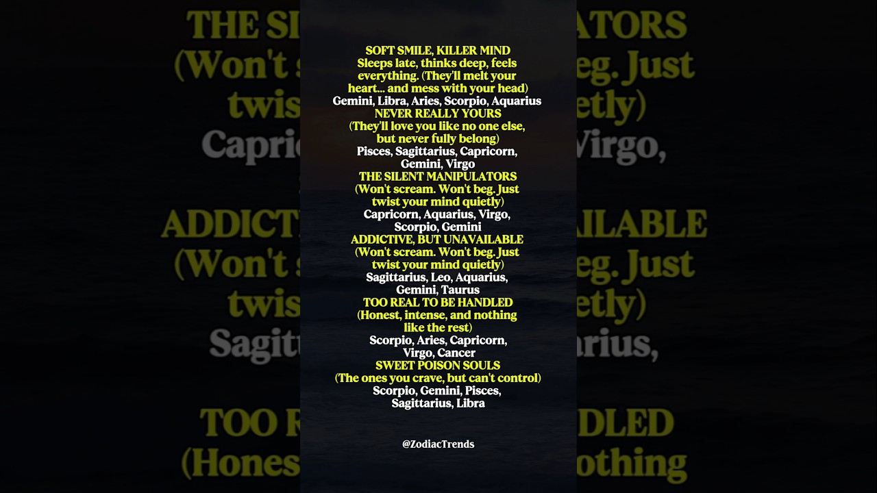 ZODIAC SIGNS WITH DARKNES #zodiac #zodiacsigns #astrology #horoscope #tarot