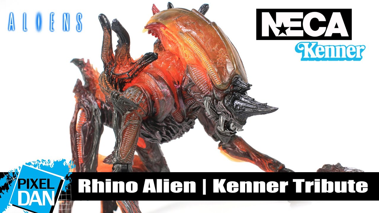 Aliens Rhino Alien Figure Review | NECA Toys Kenner Tribute