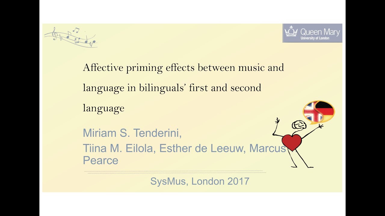 SysMus17: Affective Priming Effects Between Music and Language...