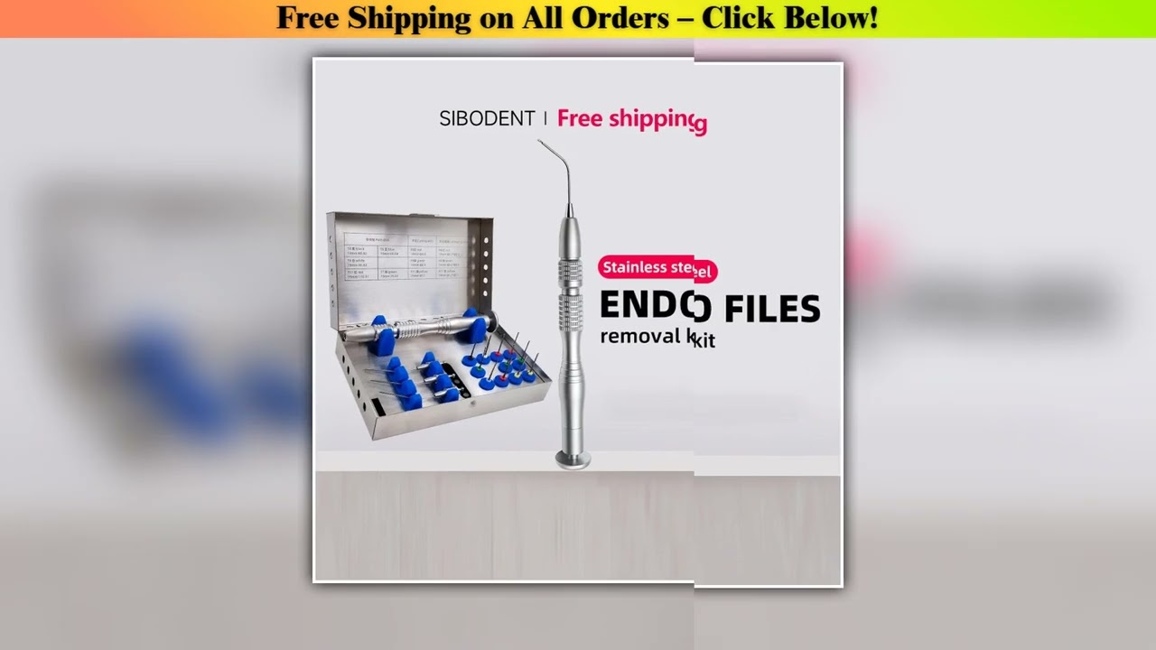 Dental Endodontic Endo File Removal System Kit Endo Broken File Removal Instrument Set Root Canal