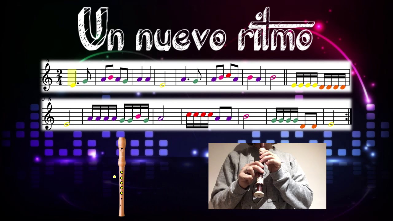 Un nuevo ritmo. Tutorial flauta dulce.
